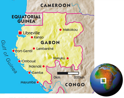 Libreville map